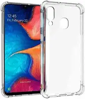 Силиконовый чехол для Samsung Galaxy A20 / A30 / M10s - Прозрачный (усиленные углы)