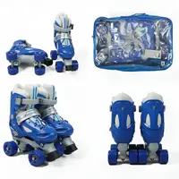 Раздвижные ролики квады 83-26 S Best Roller колеса PVC светящиеся (размер 31-34). Multicolor (193631)