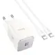 Адаптер сетевой HOCO Type-C to Type-C cable Vista single port charger N43 |Type-C, QC/PD, 30W/3A|