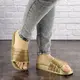 Шлепки женские с камнями Fashion Bruno 1032 38 размер 24 см Золотистый