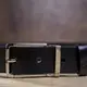 Ремень мужской GRANDE PELLE 00249 кожаный Черный
