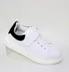 Белые кроссовки для девочки с эластичной шнуровкой и липучкой белый.