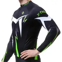 Джерсі вело X-Тідег XM-CY-013 Green S кофта з довгим рукавом