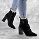 Ботильоны женские Fashion Stooker 2406 37 размер 24 см Черный