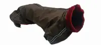 Комбинезон для собак с мехом зимний коричневый 82x100 -10XL