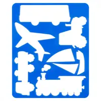 Трафарет для малювання 1 Вересня 940352 20х16 см синій