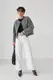Коротке вовняне пальто - сірий цвет, ONE SIZE