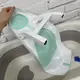 Горка для купания детская 6786, мятный, 50×27,9×29,4 см