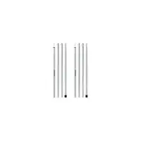 Стійки для тенту сталеві оцинковані Naturehike Steel poles Updated NH19PJ042, 25мм*2.4м, сірі (2 шт)