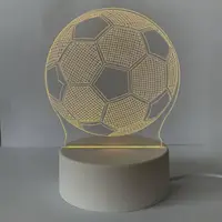 3D-світильник акриловий 3Д дитяча лампа-нічник USB світильник