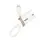 Переходник HOCO Crystal Lightning ethernet adapter UA41A |0.145m, 100Mbps|
