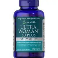 Витамины и минералы Puritan's Pride Ultra Woman 50 Plus, 120 каплет