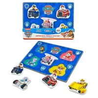 Деревянная игрушка "Щенячий патруль", пазлы-вкладыши