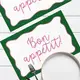 Сервировочная салфетка под тарелку Bon appetit 40х27 см, 2 шт (SRVS_O_24A007)