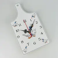 Часы настенные Art Keramic Гуси AK-106-Д 20х30 см