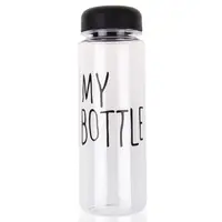 Бутылка для напитков MY BOTTLE + чехол (черная)