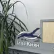 Именная медальница для пловца с полкой для кубков и фоторамкой