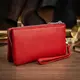 Вместительный клатч из двух частей женский ST Leather 19251 Красный