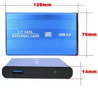 Внешний карман для HDD Sata USB 2.0 2,5 дюйма SATA-blue
