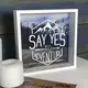 Копилка для денег Say yes to adventure 22x22x5 см (KOP_18D007)