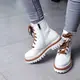 Ботинки женские Fashion Chrisley 3467 38 размер 24,5 см Белый