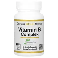 Витамины и минералы California Gold Nutrition Vitamin B Complex, 60 вегакапсул