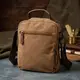 Отличная вертикальная сумка для мужчин из текстиля Vintage 22236 Коричневый