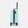 Чемодан маленький 4 колеса Ricco Grande T1Marble20lightblue-M