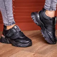 Сникеры женские Fashion Basey 2128 36 размер 22,5 см Черный