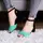 Женские босоножки Fashion Sherry 2686 39 размер 25 см Зелёный