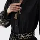 Платье женское Moderika Долина черная с вышивкой L