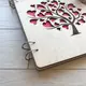 Оригинальная фотокнига из дерева с гравировкой