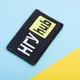 Шеврон на липучке НГУ Hub 5х9,5 см вышитый патч нашивка желтый