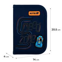 Пенал без наповнення Kite Speed Zone K25-622-4 4х14х20.5 см