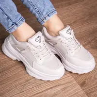 Кросівки жіночі Fashion Alex 2977 39 розмір 25 см Бежевий