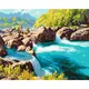 Картина по номерам "Горный ручей" 40x50 см