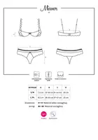 Miamor комплект чорний Obsessive (S/M)