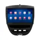 Штатная магнитола Lesko для Citroen C1 I Рестайлинг 2008-2012 экран 10" 6/128Gb 4G Wi-Fi GPS Top Ситроен
