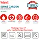 Штора для душа Tatkraft Stone Garden с кольцами и водоотталкивающей пропиткой 180X180 см 14824