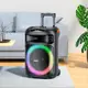 Акустика-караоке HOCO Winner wireless dual-mic outdoor BT speaker HA5 |BT5.0/USB/AUX/TF, 60W, TWS, 12h|