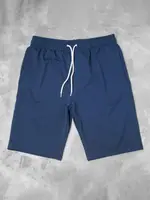 Мужские шорты на резинке, Синий, XXL