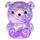 Жвачка-тянучка "Мишка", 5,5 см, фиолетовый