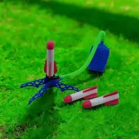 Запускалка механическая "Rocket Stamp launcher", 3 заряда ракеты, подсветка
