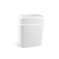 Бак для мусора Ucsan Plastik M-1023-White 10 л белый