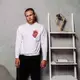 Свитшот унисекс "With love", Белый, XXL, английский
