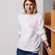 Свитшот "Wine princess" женский, Белый, XXL, английский