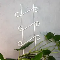 Опора для цветов DecorArt "Решетка 1" 37x15 см белый