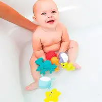 Набор игрушек для ванной Infantino Морские друзья 8 в 1 (305031)