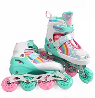 Роликові ковзани Best Roller 91-203 М PU колеса світяться. Multicolor (розмір 34-38) (186970)
