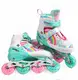 Роликовые коньки Best Roller 91-203 М колеса PU светятся. Multicolor (размер 34-38) (186970)